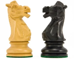 Flower Series Ebonised Staunton Chess Pieces 3.25 Inches 9 Flower Series Ebonised Staunton Chess Pieces 3.25 Inches -Board Games - Chess And Cards Shop RCP011 02