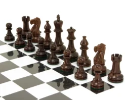 Atlantic Series Rosewood Staunton Chess Pieces 4.25 Inches 11 Atlantic Series Rosewood Staunton Chess Pieces 4.25 Inches -Board Games - Chess And Cards Shop RCP018 04