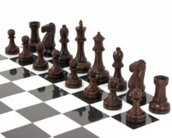 Broadbase Rosewood Staunton Chess Pieces 4 Inches 11 Broadbase Rosewood Staunton Chess Pieces 4 Inches -Board Games - Chess And Cards Shop RCP025 04
