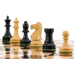 Supreme Series Ebony Staunton Chess Pieces 3.5 Inches -Board Games - Chess And Cards Shop RCP028 06