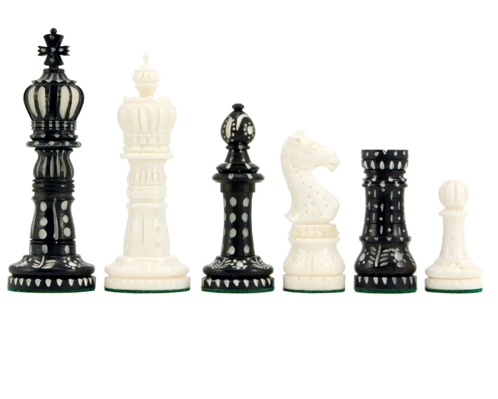 Kings Cross Carved Camel Bone Chess Pieces 1 Kings Cross Carved Camel Bone Chess Pieces