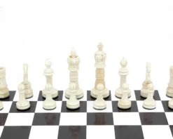 Kings Cross Carved Camel Bone Chess Pieces 12 Kings Cross Carved Camel Bone Chess Pieces -Board Games - Chess And Cards Shop RCP040 05