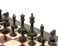 Old English Elite Series Ebony Staunton Chess Pieces 3.5 Inches -Board Games - Chess And Cards Shop RCP041 04