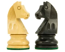 Down Head Knight Ebonised Staunton Chess Pieces 2.5 Inches 13 Down Head Knight Ebonised Staunton Chess Pieces 2.5 Inches -Board Games - Chess And Cards Shop RCP044 6