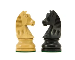 Down Head Knight Ebonised Staunton Chess Pieces 3.25 Inches 9 Down Head Knight Ebonised Staunton Chess Pieces 3.25 Inches -Board Games - Chess And Cards Shop RCP045 02