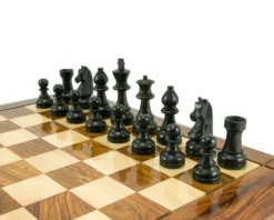 Down Head Knight Ebonised Staunton Chess Pieces 3.25 Inches 12 Down Head Knight Ebonised Staunton Chess Pieces 3.25 Inches -Board Games - Chess And Cards Shop RCP045 05