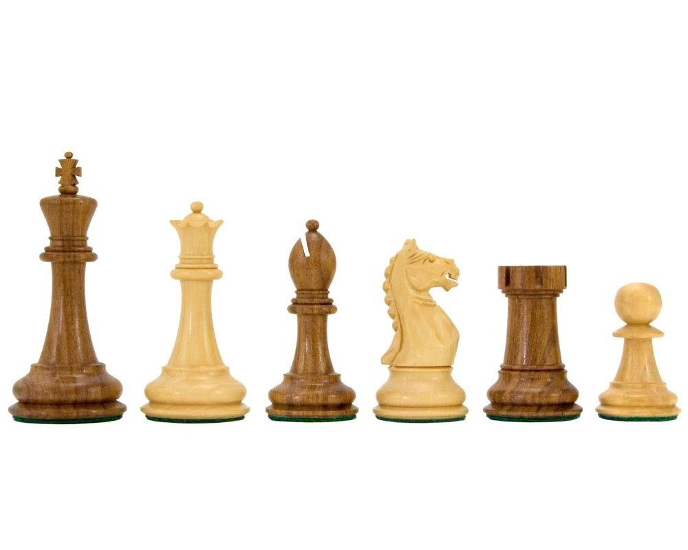 Oxford Series Acacia And Boxwood Chess Pieces 3.5 Inches 1 Oxford Series Acacia And Boxwood Chess Pieces 3.5 Inches