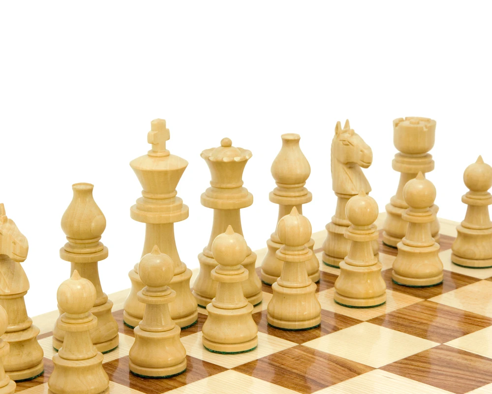 Opus Series Sheesham And Boxwood Chessmen 3.75 Inches 5 Opus Series Sheesham And Boxwood Chessmen 3.75 Inches - Image 5