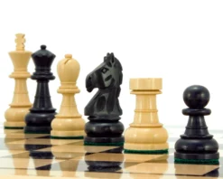 Emerald Series Ebonised Boxwood Chess Pieces 3.25 Inches 12 Emerald Series Ebonised Boxwood Chess Pieces 3.25 Inches -Board Games - Chess And Cards Shop RCP054 05