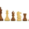 Jacob Knight Golden Rosewood Staunton Chess Pieces 3.75 Inches