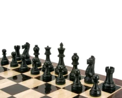Frankfurt Series Ebonised Boxwood Chess Pieces 4 Inches 10 Frankfurt Series Ebonised Boxwood Chess Pieces 4 Inches -Board Games - Chess And Cards Shop RCP057 03