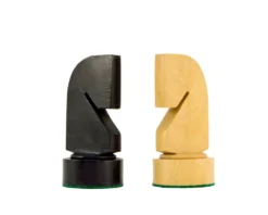 Contemporary Series Ebonised Chess Pieces 3.75 Inches 9 Contemporary Series Ebonised Chess Pieces 3.75 Inches -Board Games - Chess And Cards Shop RCP058 02