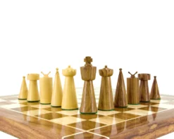 Art Deco Series Sheesham And Boxwood Chess Pieces 3.5 Inches -Board Games - Chess And Cards Shop RCP059 06