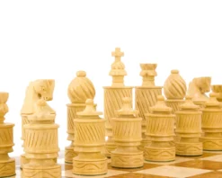 Coiled Jerusalem Hand Carved Golden Rosewood Chess Pieces -Board Games - Chess And Cards Shop RCP063 04
