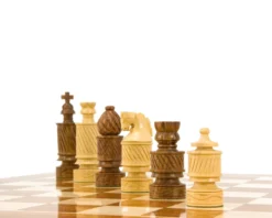 Coiled Jerusalem Hand Carved Golden Rosewood Chess Pieces -Board Games - Chess And Cards Shop RCP063 05