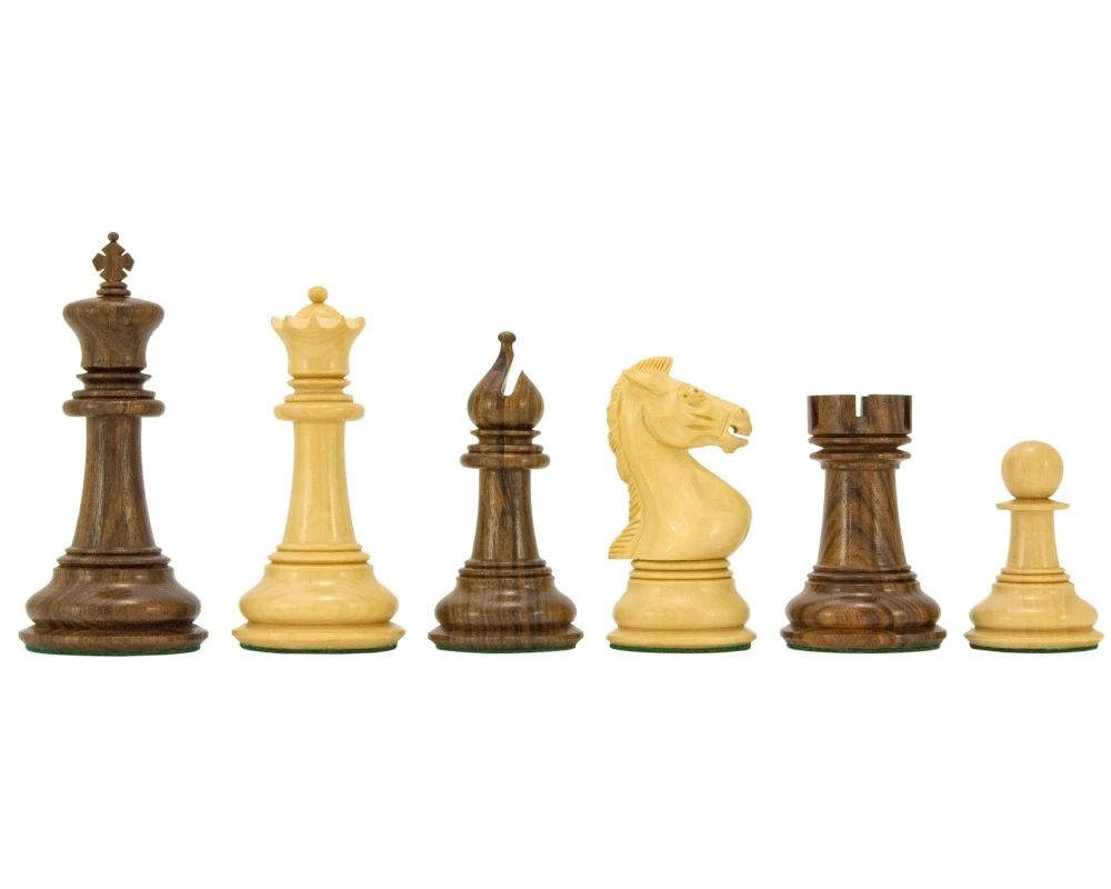 Madrid Series Sheesham And Boxwood Chessmen 4 Inches 1 Madrid Series Sheesham And Boxwood Chessmen 4 Inches