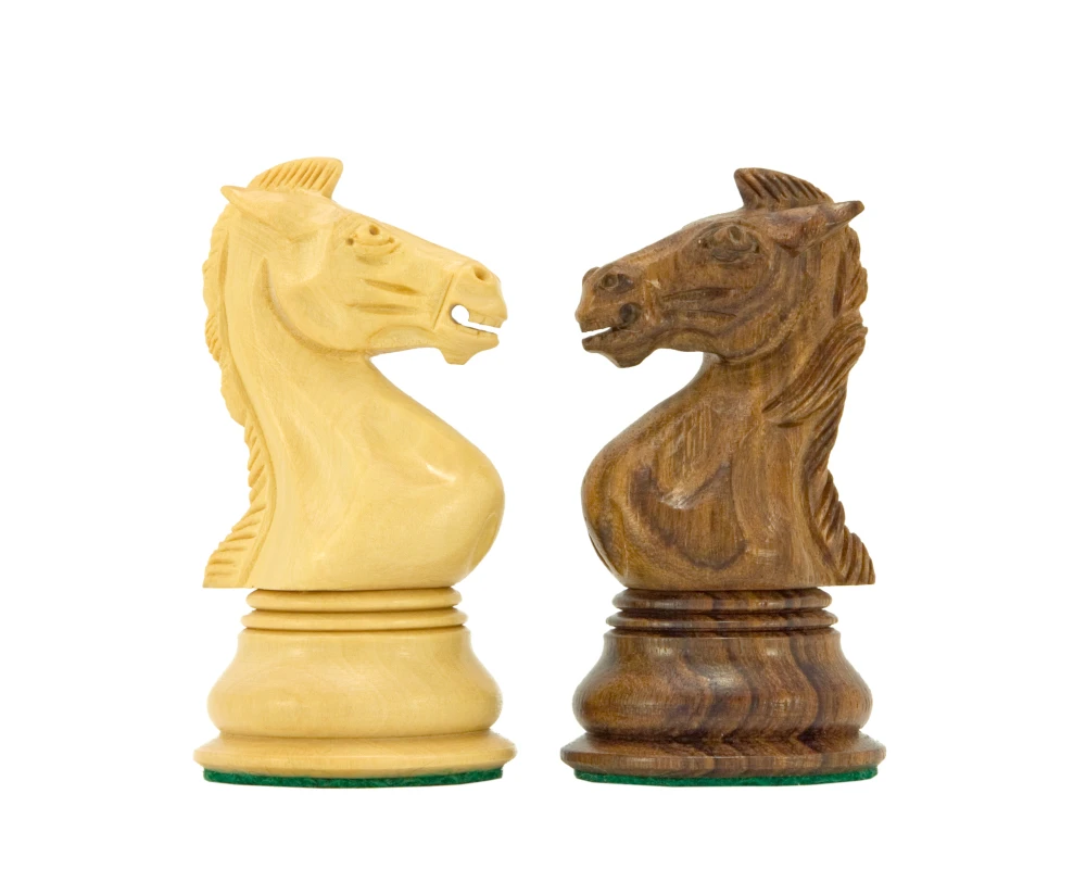 Madrid Series Sheesham And Boxwood Chessmen 4 Inches 3 Madrid Series Sheesham And Boxwood Chessmen 4 Inches - Image 3