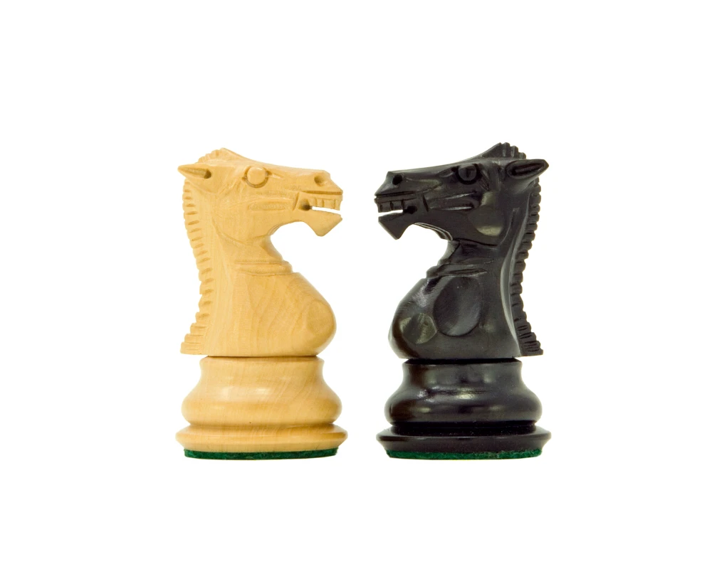 Windsor Series Ebony Staunton Chess Pieces 3 Inches 3 Windsor Series Ebony Staunton Chess Pieces 3 Inches - Image 3