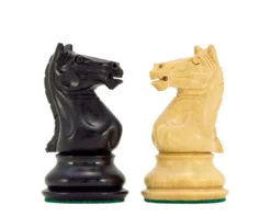 Sentinel Series Ebony And Boxwood Staunton Chess Pieces 4 Inches -Board Games - Chess And Cards Shop RCP075 02