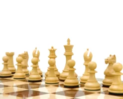 Sentinel Series Ebony And Boxwood Staunton Chess Pieces 4 Inches -Board Games - Chess And Cards Shop RCP075 03