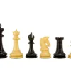 Monarch Series Ebony And Boxwood Luxury Chess Pieces 4.5 Inches