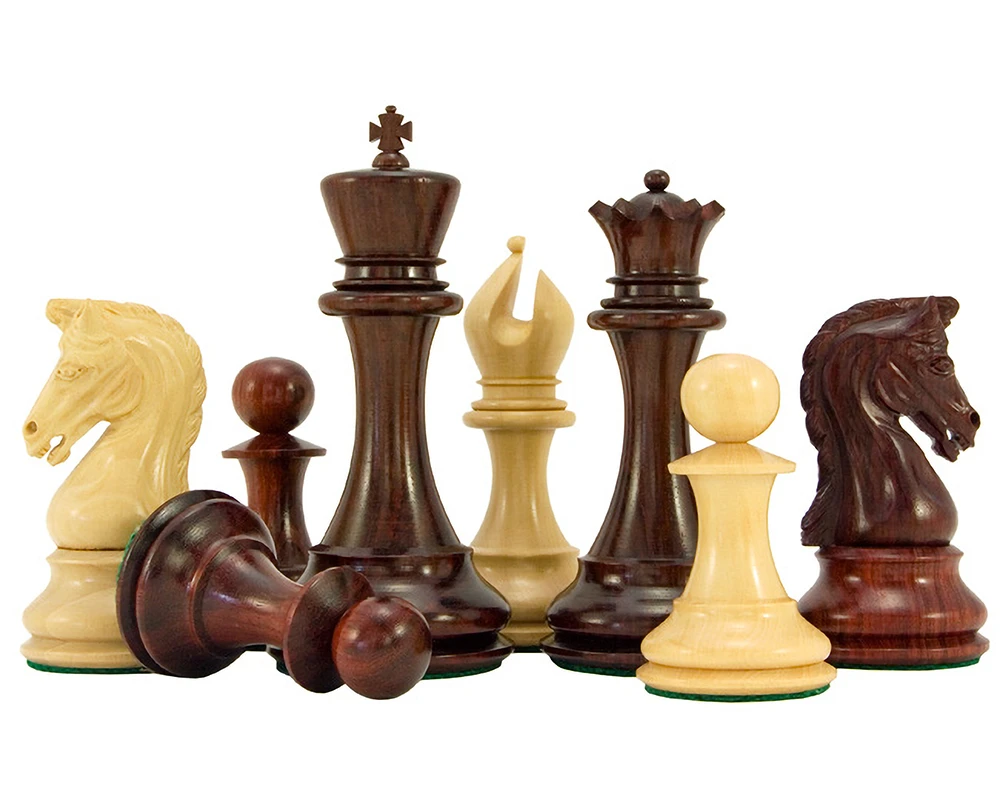 Eminence Series Rosewood Luxury Chess Pieces 4.5 Inches 2 Eminence Series Rosewood Luxury Chess Pieces 4.5 Inches - Image 2