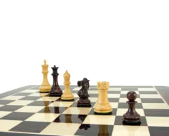 Sicilian Series Rosewood And Boxwood Chess Pieces 3.75 Inches -Board Games - Chess And Cards Shop RCP081 05