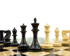 Old English Elite Series Ebony Staunton Chess Pieces 4 Inches 13 Old English Elite Series Ebony Staunton Chess Pieces 4 Inches -Board Games - Chess And Cards Shop RCP082 06