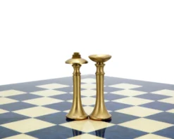 Metropolis Series 2.75 Inch Brass And Nickel Chess Pieces 13 Metropolis Series 2.75 Inch Brass And Nickel Chess Pieces -Board Games - Chess And Cards Shop RCP085 06