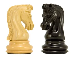Canterbury Knight Series Luxury Ebony Chess Pieces 4.5 Inches -Board Games - Chess And Cards Shop RCP086 02