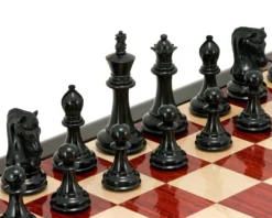 Canterbury Knight Series Luxury Ebony Chess Pieces 4.5 Inches -Board Games - Chess And Cards Shop RCP086 05