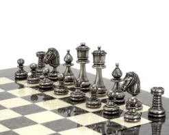 Verona Series 2.75 Inches Brass And Nickel Chess Pieces 9 Verona Series 2.75 Inches Brass And Nickel Chess Pieces -Board Games - Chess And Cards Shop RCP090 03