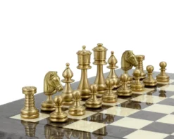 Verona Series 2.75 Inches Brass And Nickel Chess Pieces 10 Verona Series 2.75 Inches Brass And Nickel Chess Pieces -Board Games - Chess And Cards Shop RCP090 04
