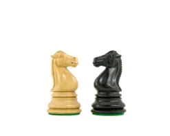 Cheltenham Series Ebony And Boxwood Chess Pieces 3.75 Inches -Board Games - Chess And Cards Shop RCP096 02
