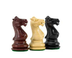 Sandringham Tres Corone Luxury Chess Pieces 2.5 Inches -Board Games - Chess And Cards Shop RCP099 02