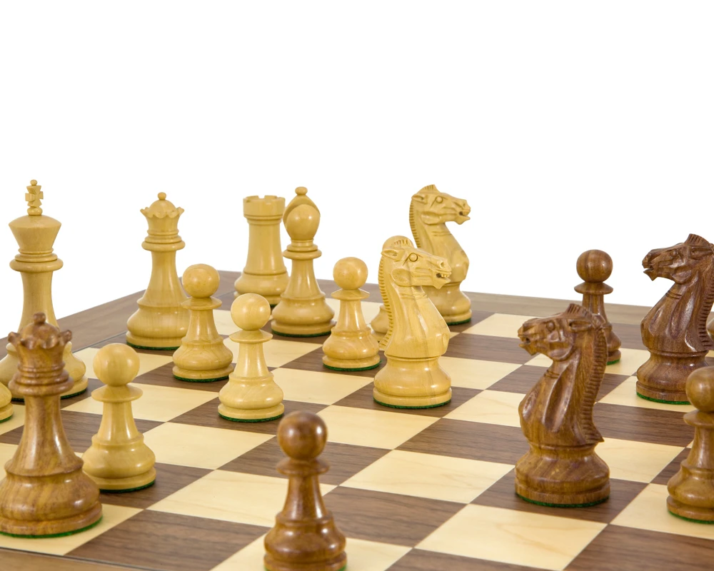 Winchester Series Sheesham Chess Pieces 4 Inches 6 Winchester Series Sheesham Chess Pieces 4 Inches - Image 6