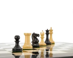 Sovereign Series Ebonised Boxwood Chessmen 3 Inches -Board Games - Chess And Cards Shop RCP105 05