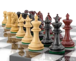 Corinthian Tres Corone Luxury Chess Pieces 2.5 Inches -Board Games - Chess And Cards Shop RCP106 02