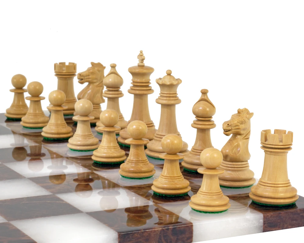 Madrid Tres Corone Luxury Chess Pieces 2.5 Inches 6 Madrid Tres Corone Luxury Chess Pieces 2.5 Inches - Image 6