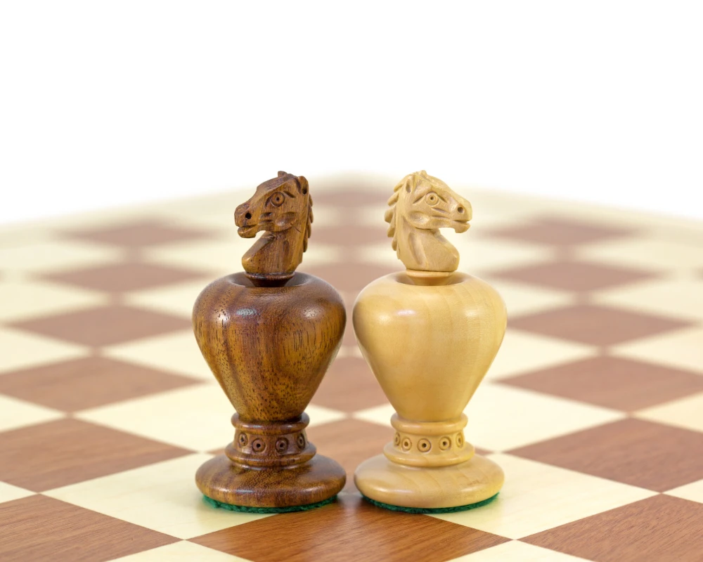 Apple Series Golden Rosewood Carved Chessmen 6 Apple Series Golden Rosewood Carved Chessmen - Image 6