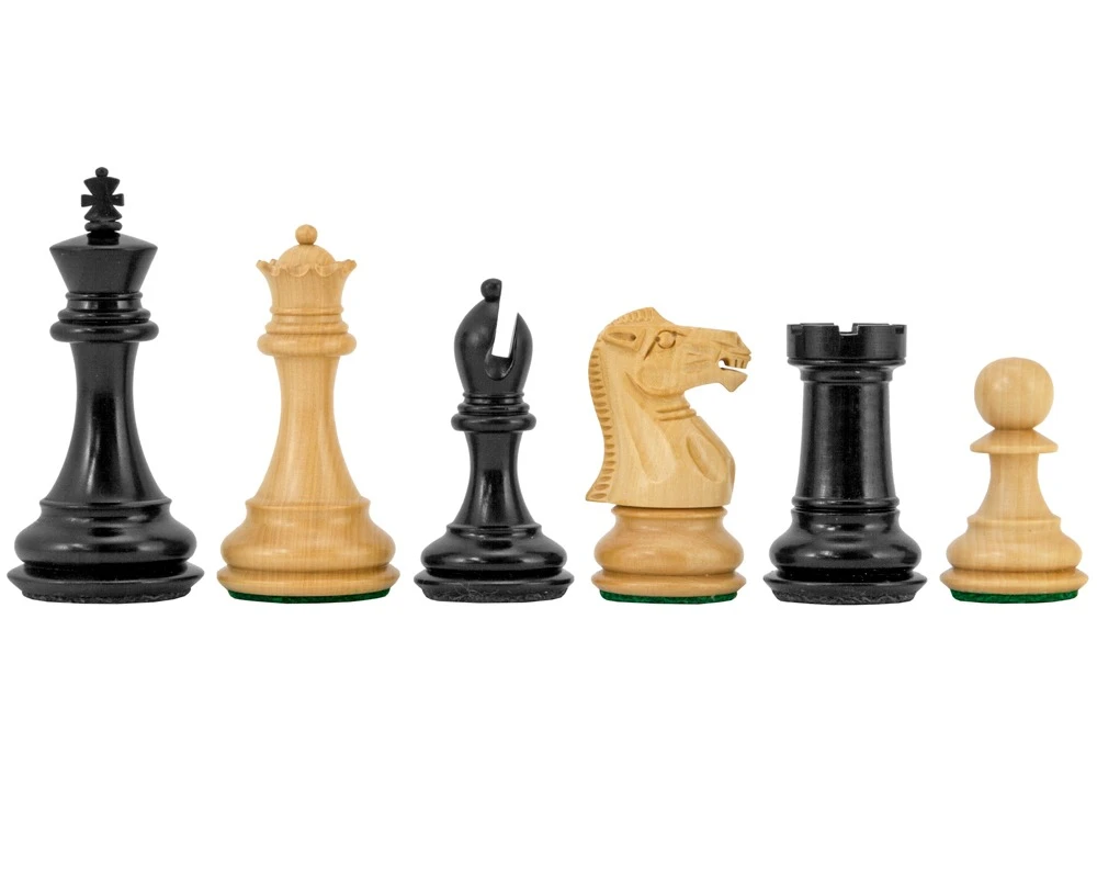 Highclere Series Ebony Staunton Chess Pieces 3 Inches 1 Highclere Series Ebony Staunton Chess Pieces 3 Inches