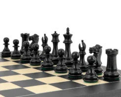 Highclere Series Ebony Staunton Chess Pieces 3 Inches 9 Highclere Series Ebony Staunton Chess Pieces 3 Inches -Board Games - Chess And Cards Shop RCP111 02