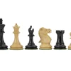 Highgrove Series Ebonised Staunton Chess Pieces 3 Inches