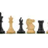 Highgrove Series Ebony Staunton Chess Pieces 3 Inches