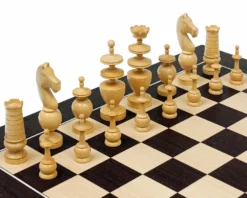 French Regency Period Chess Pieces Ebonised -Board Games - Chess And Cards Shop RCP122 05