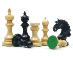 The Garvi Ebony Chessmen 4 Inches -Board Games - Chess And Cards Shop RCP125 02