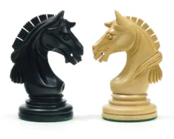 The Garvi Ebony Chessmen 4 Inches -Board Games - Chess And Cards Shop RCP125 03