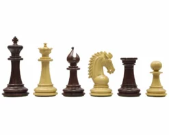 The Sheffield Knight Rosewood Chessmen 3.75 Inch