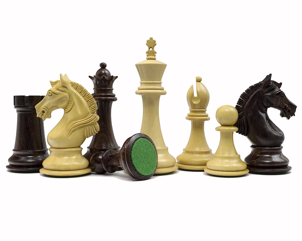 The Stretford Knight Rosewood Chessmen 4.25 Inch 2 The Stretford Knight Rosewood Chessmen 4.25 Inch - Image 2