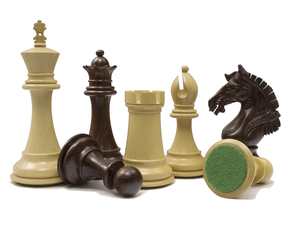 The Stretford Knight Rosewood Chessmen 4.25 Inch 3 The Stretford Knight Rosewood Chessmen 4.25 Inch - Image 3
